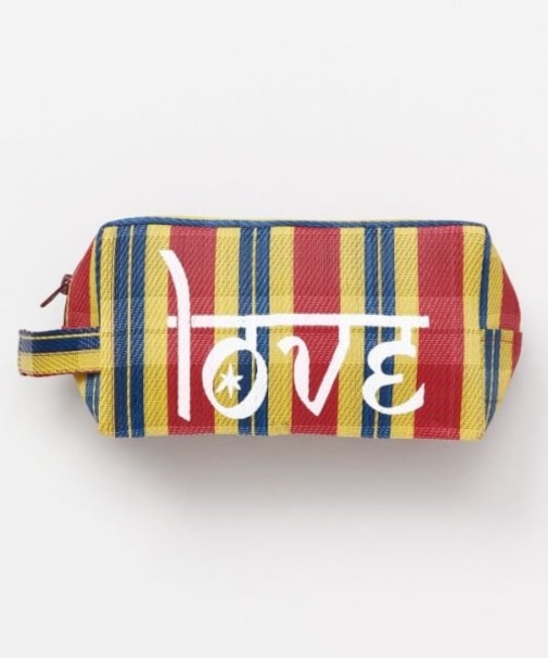 【チャイハネ】ピーズビニポーチ