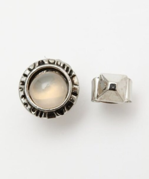 【チャイハネ】メンズネイティブバースストーンピアス