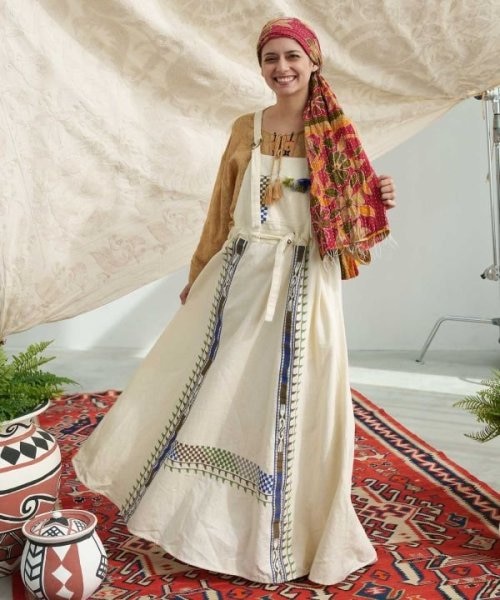 チャイハネ】ジャーティショートジャンパースカート｜チャイハネの通販