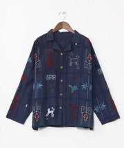 【チャイハネ】ラジャラン刺繍シャツ