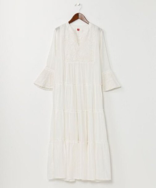 【チャイハネ】インティアティアードワンピース