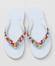 【チャイハネ】スパンフラワビーチサンダル