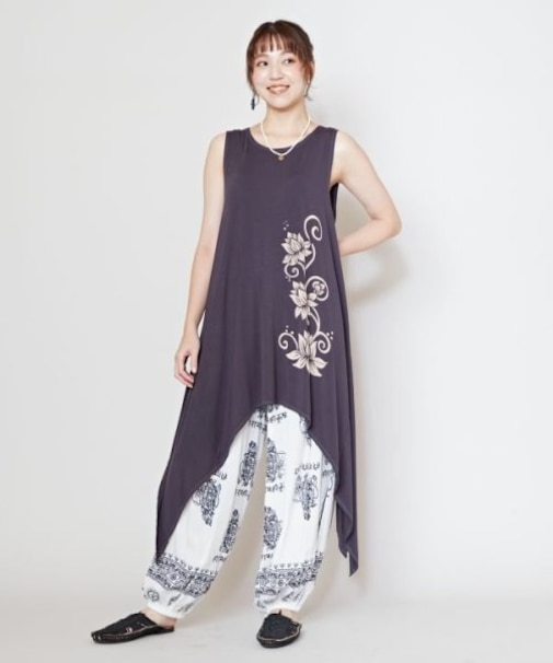 【チャイハネ】シファーロングタンクトップ