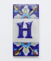 【チャイハネ】ブルーニアルファベットタイル