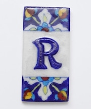 【チャイハネ】ブルーニアルファベットタイル