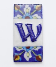 【チャイハネ】ブルーニアルファベットタイル