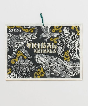 【チャイハネ】【2026年カレンダー】TRIBAL ANIMALS