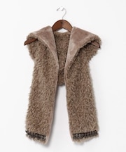 【チャイハネ】モケリマフラー【フード付き】