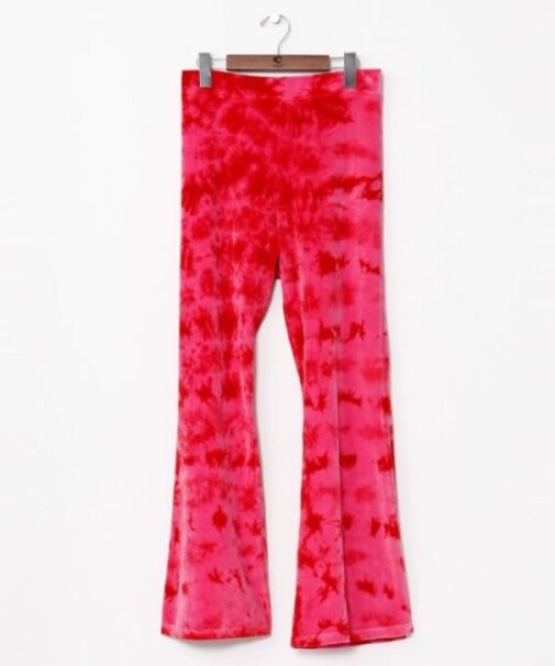 【チャイハネ】ベロアタイダイパンツ