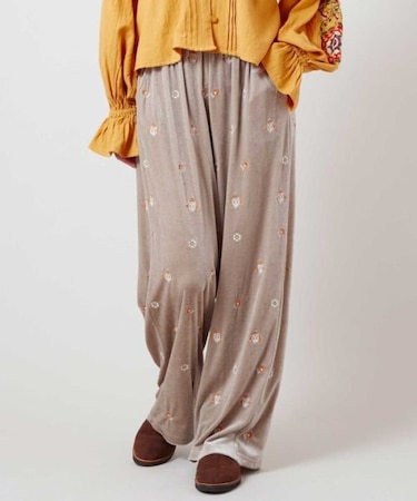 【チャイハネ】ロクアーベロアパンツ