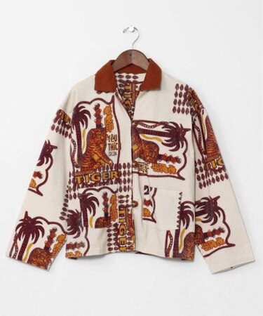 【チャイハネ】レトパケコーデュロイシャツ