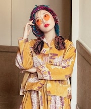 【チャイハネ】レトパケコーデュロイシャツ