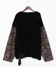 【チャイハネ】ワモーンパッチワークメンズトップス