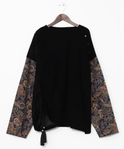 【チャイハネ】ワモーンパッチワークメンズトップス