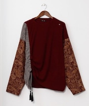 【チャイハネ】ワモーンパッチワークメンズトップス