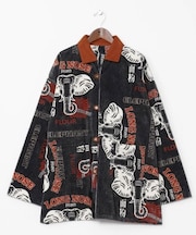 【チャイハネ】レトパケコーデュロイメンズシャツ