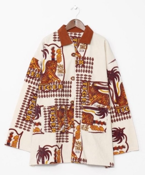 【チャイハネ】レトパケコーデュロイメンズシャツ