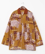 【チャイハネ】レトパケコーデュロイメンズシャツ