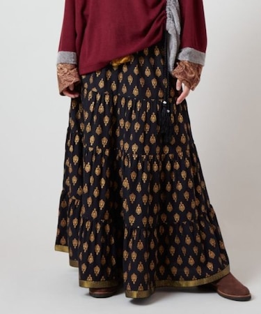 【チャイハネ】オーピュレティアードスカート