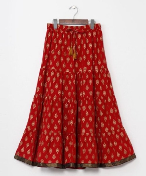 【チャイハネ】オーピュレティアードスカート