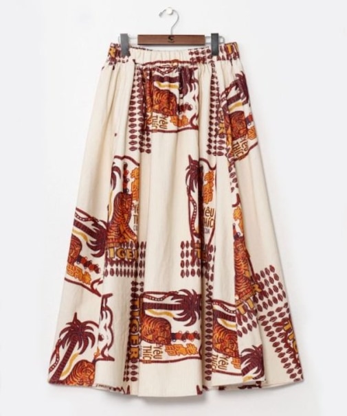 【チャイハネ】レトパケコーデュロイスカート