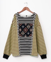 【チャイハネ】カラパッチメンズトップス