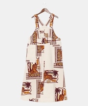 【チャイハネ】レトパケコーデュロイサロペットスカート