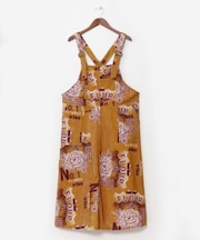 【チャイハネ】レトパケコーデュロイサロペットスカート