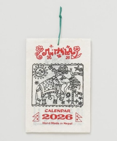 【チャイハネ】【2026年カレンダー】MITHILA ミニ