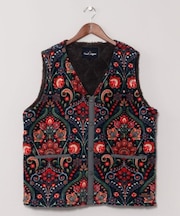 【チャイハネ】Amina×grn パタフリメンズベスト