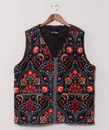 【チャイハネ】Amina×grn パタフリメンズベスト