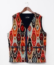 【チャイハネ】Amina×grn パタフリメンズベスト