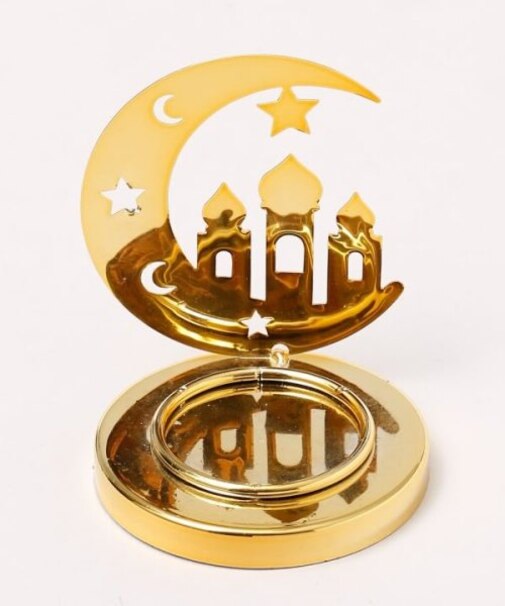 【チャイハネ】ムーン透かしキャンドルホルダー