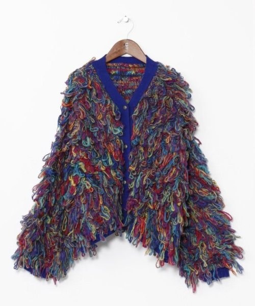 チャイハネ】カラフルループニットカーディガン｜チャイハネの通販