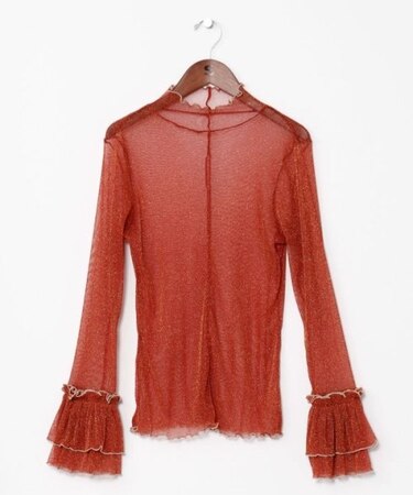 【チャイハネ】ラメリナインナートップス