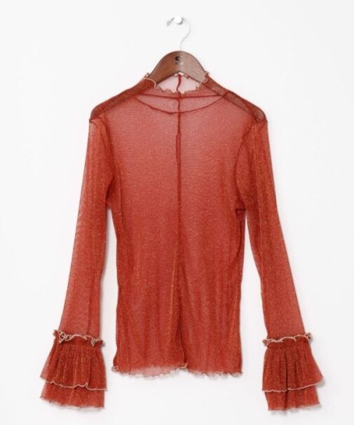 【チャイハネ】ラメリナインナートップス