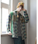 【チャイハネ】チェックパッチワークメンズシャツ
