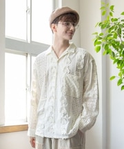 【チャイハネ】シフリー刺繍MEN'Sシャツ