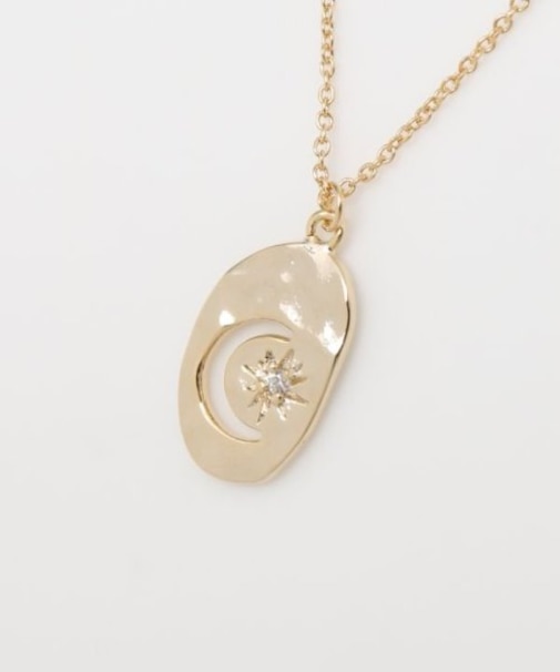 【チャイハネ】月星オーバルネックレス