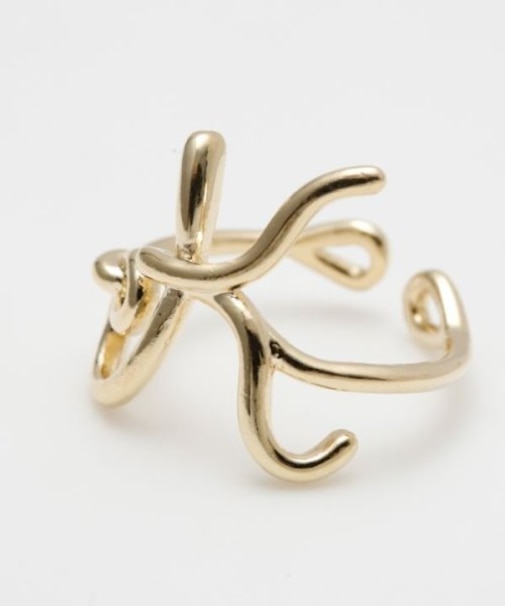 【チャイハネ】イニシャルワイヤーリング