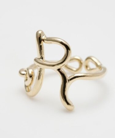 【チャイハネ】イニシャルワイヤーリング