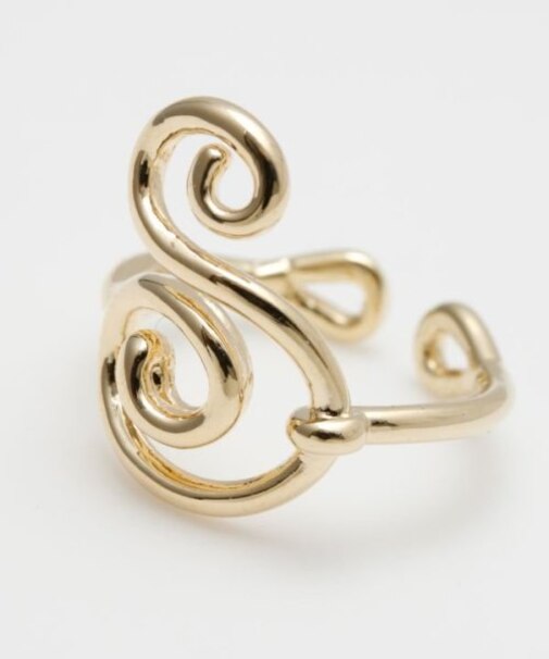 【チャイハネ】イニシャルワイヤーリング