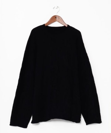 【チャイハネ】ペイズリーコットンニットメンズトップス