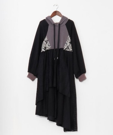 【チャイハネ】スラミィナフードワンピース