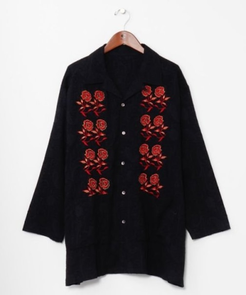【チャイハネ】ペティナ刺繍メンズシャツ