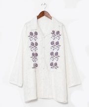 【チャイハネ】ペティナ刺繍メンズシャツ