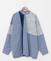 【チャイハネ】ノワリユメンズバンドカラーシャツ