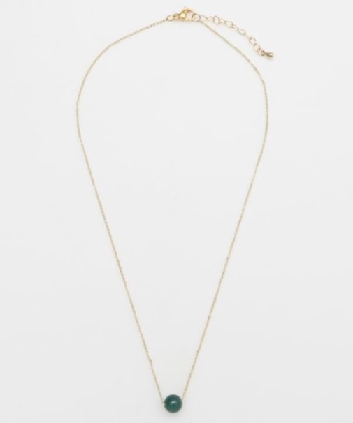 【チャイハネ】翡翠粒ネックレス