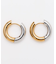 【チャイハネ】ツートンワイドフープピアス
