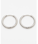 【チャイハネ】スモールシルバーフープピアス